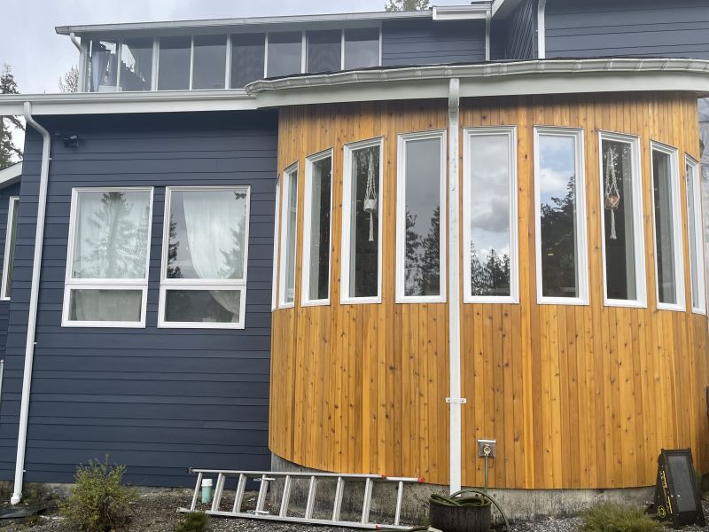 siding contractors in seattle installed siding on a custom home